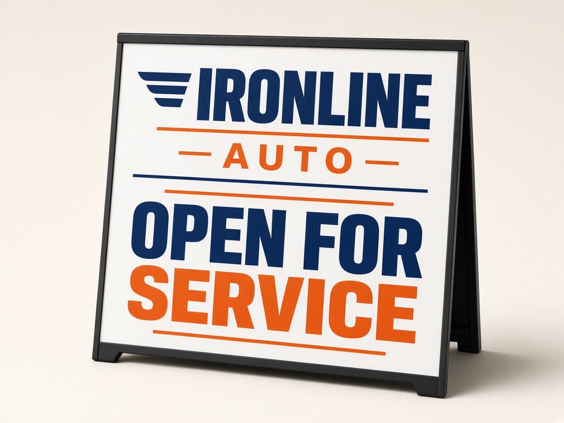 1 Sidewalk A-Frame Sign