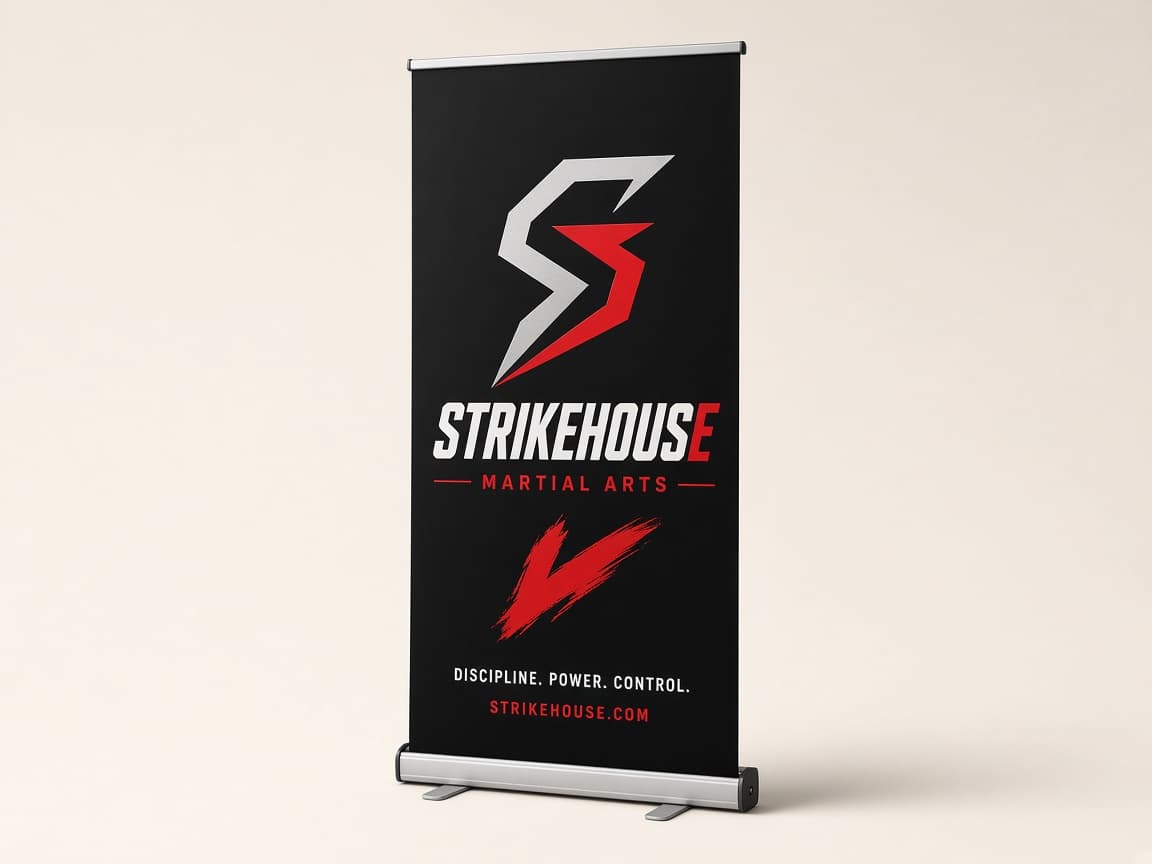 1 Retractable Pull-Up Banner