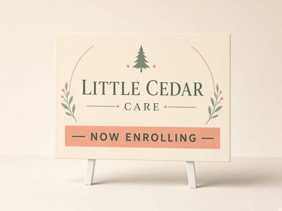 2 Yard Signs (6mm Coroplast)
