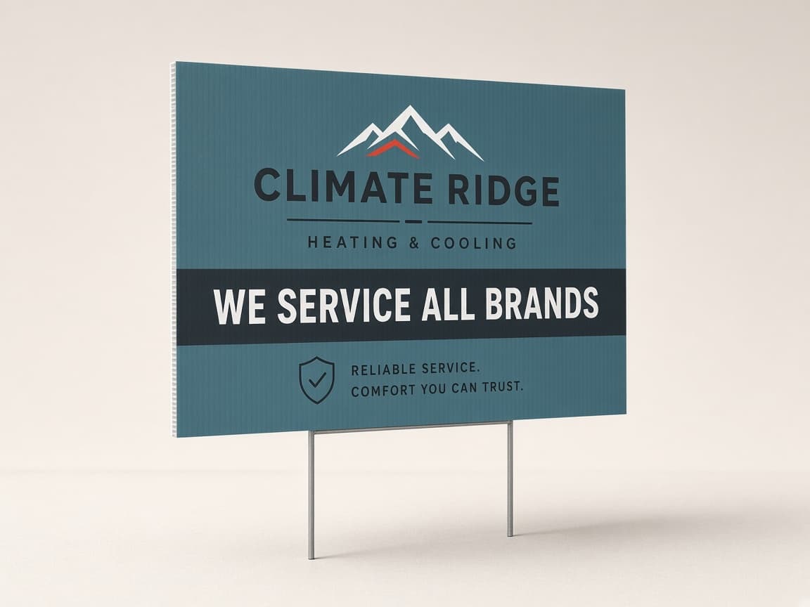2 Yard Signs (6mm Coroplast)