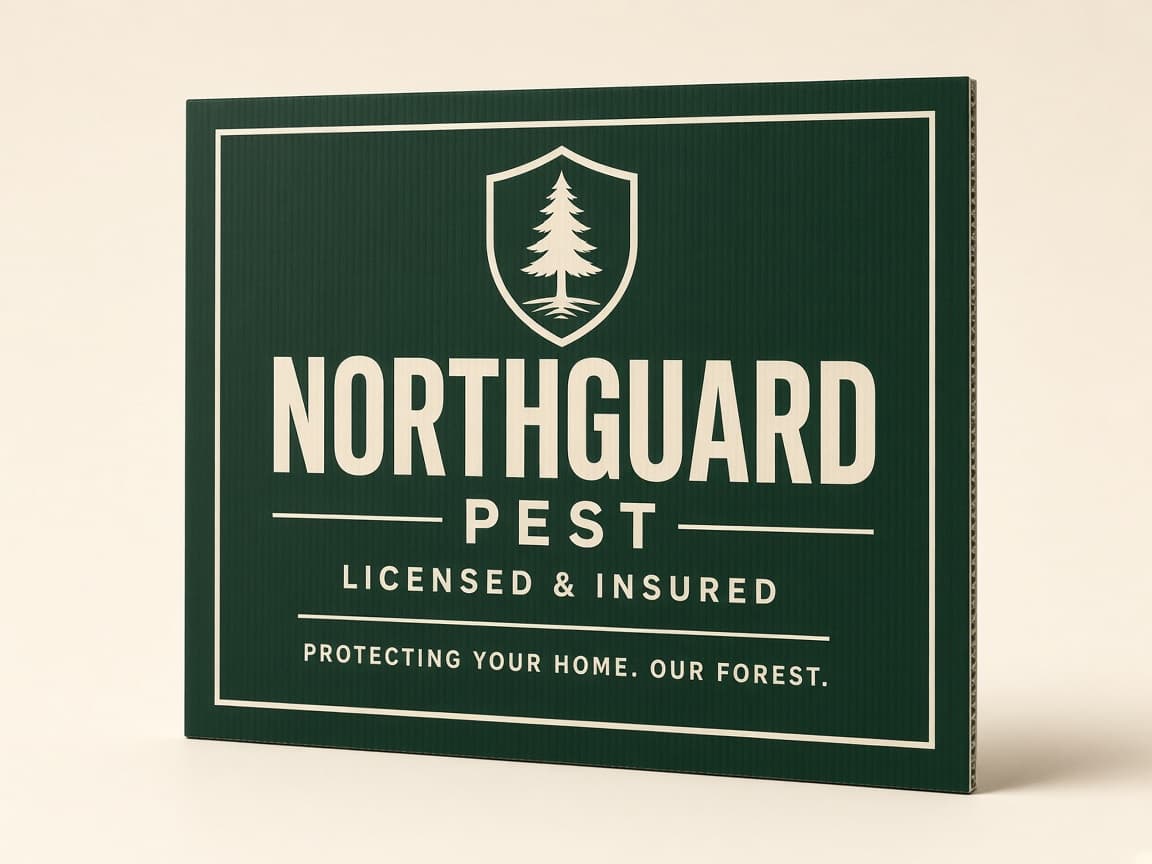 2 Yard Signs (6mm Coroplast)